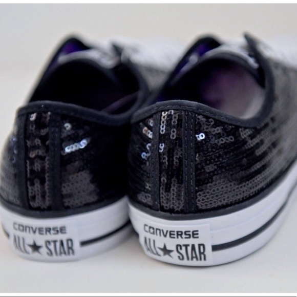 🙌🏻 NWT CONVERSE ALL STAR Chuck Taylor Black 12 - Picture 3 of 7